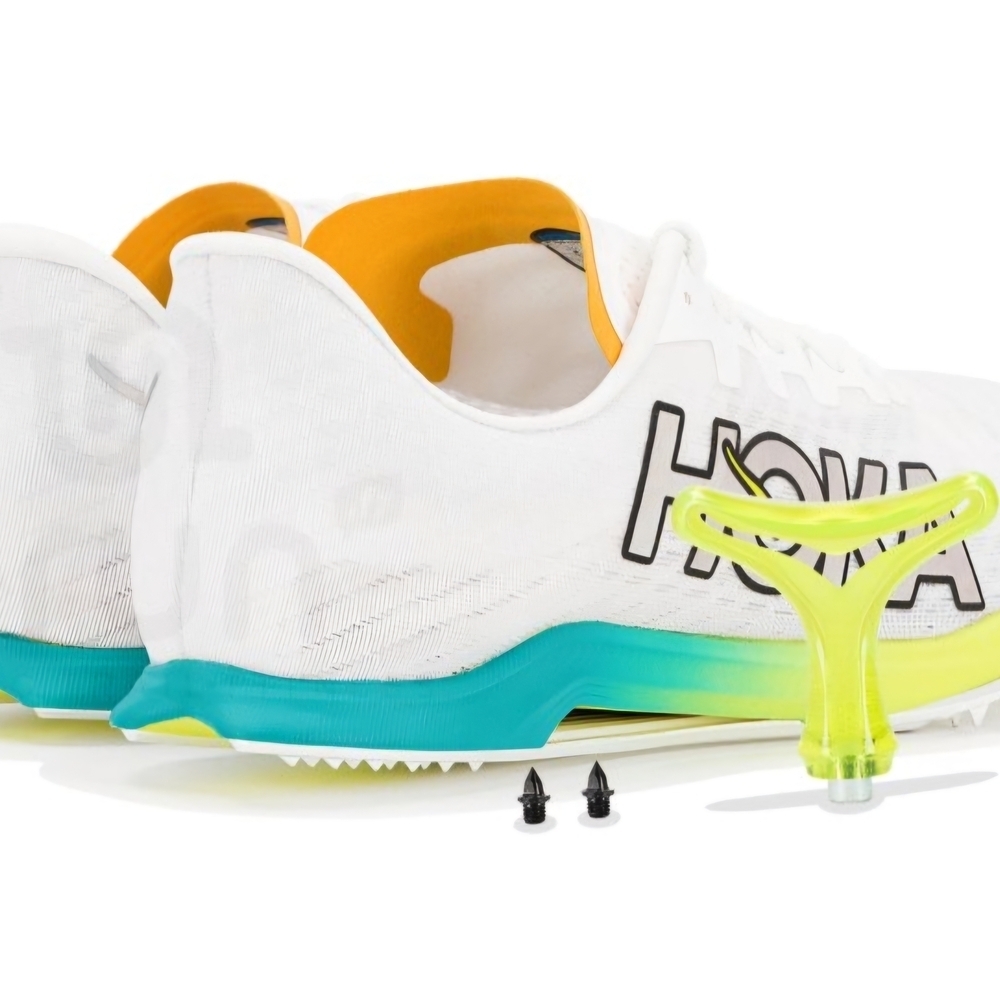 Hoka White and Teal Athletic Shoes - Picture 2 of 12